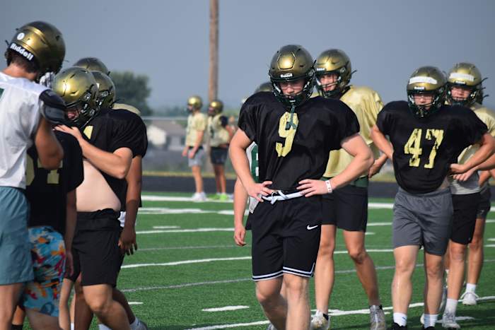Thomas Heiberger committed to Wisconsin football in April.